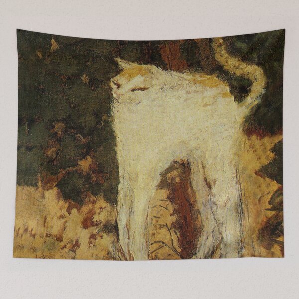 Item preview, “White Cat” by Pierre Bonnard designed and sold by PatricianneK.