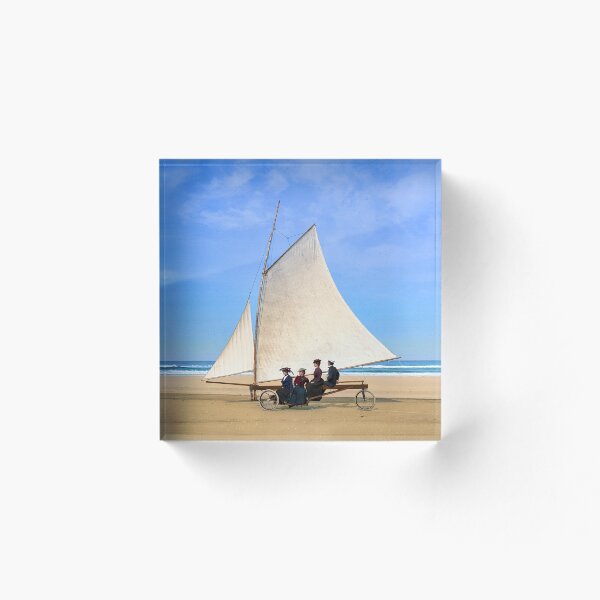Item preview, Sailing on the beach, Ormond, Florida, 1900s. designed and sold by Marina Amaral.