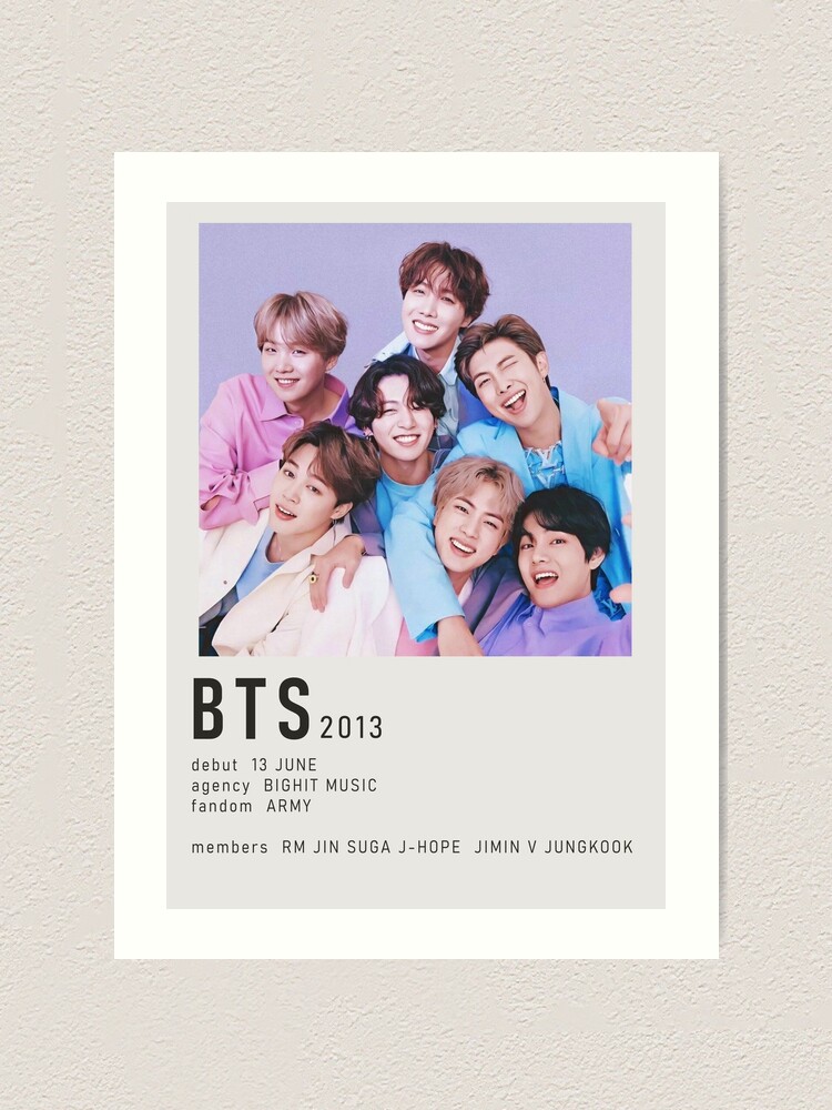 BTS Alternate minimalist poster