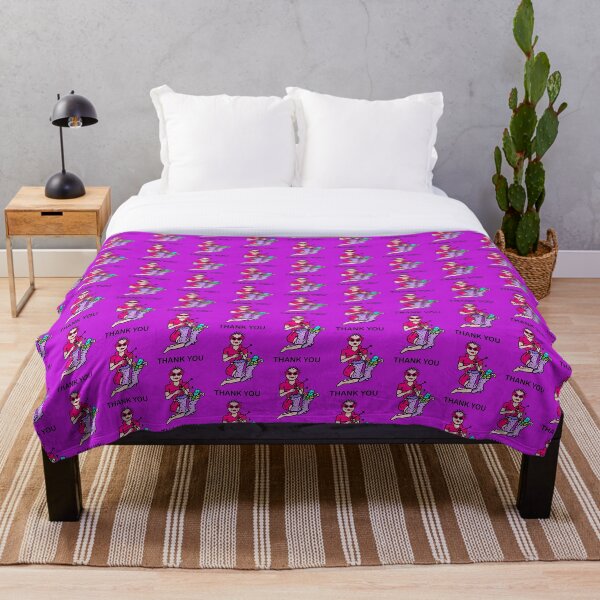 Lippy Thank You Throw Blanket