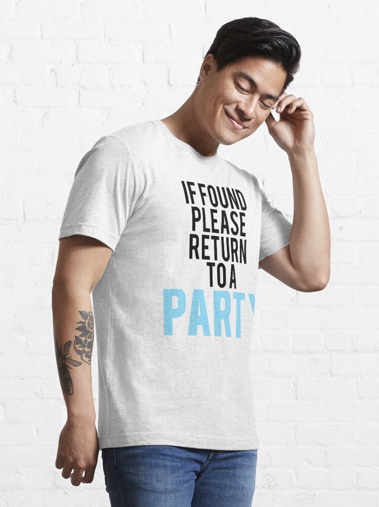 if found t shirt