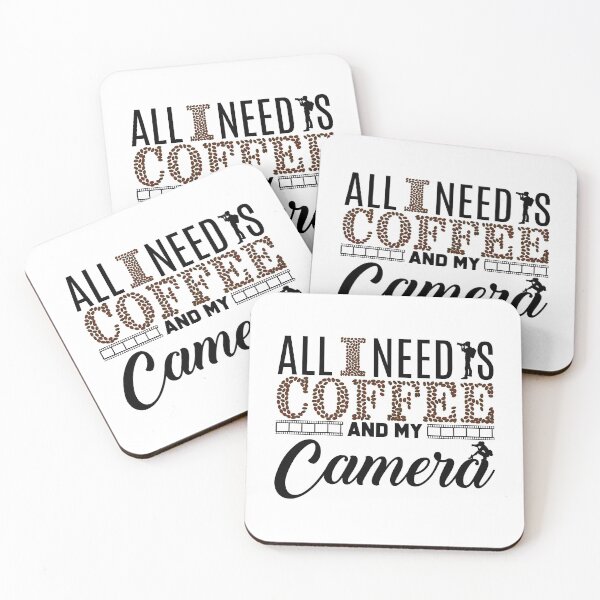 Item preview, All I Need is Coffee and My Camera - Funny Cute Photographer lovers gift. designed and sold by ALITOPRINCE.