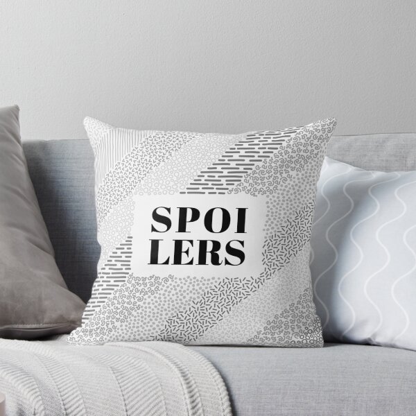 Artikelvorschau, Keine Spoiler in Grau entworfen und verkauft von Designbyjasmine.