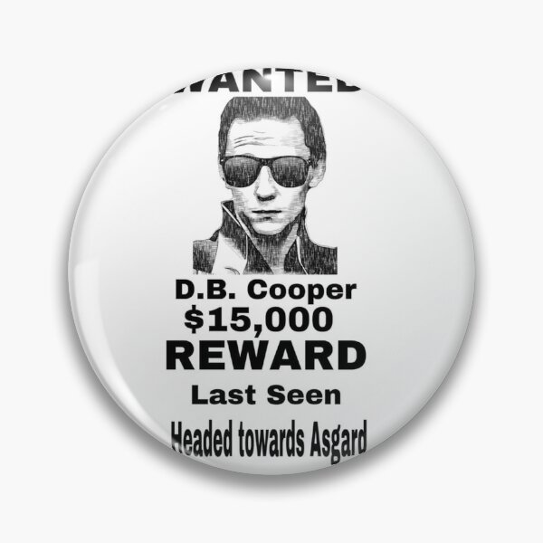 Item preview, WANTED DB COOPER OF ASGARD designed and sold by LisaMPierce1990.