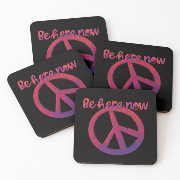 Item preview, Be Here Now with a Peace Sign designed and sold by PeaceNinja.