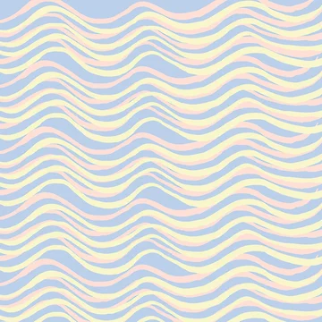 Artwork thumbnail, Geometric Abstract Wave Pattern by Megan-Alice