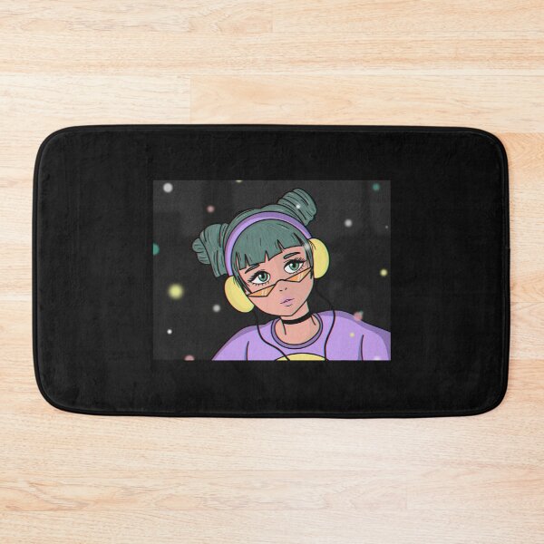 Item preview, Kawaii Girly Anime Music Lover Girl With Headphones  designed and sold by Funwithmusic.