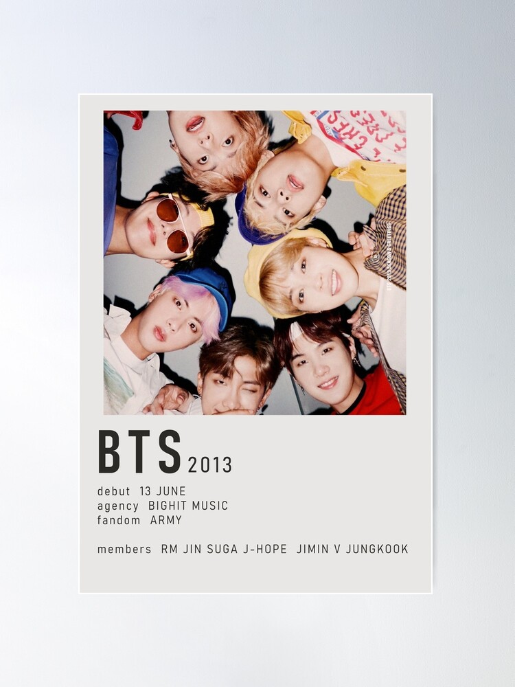 BTS 防弾少年団　MINI POSTER 77514-14-