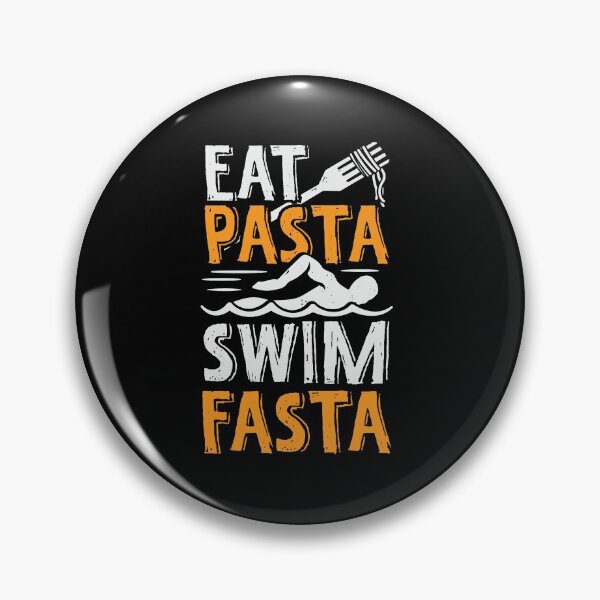 Item preview, Eat Pasta Swim Fasta Swimming Swimmer Gift designed and sold by Marcid95.