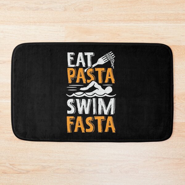 Item preview, Eat Pasta Swim Fasta Swimming Swimmer Gift designed and sold by Marcid95.