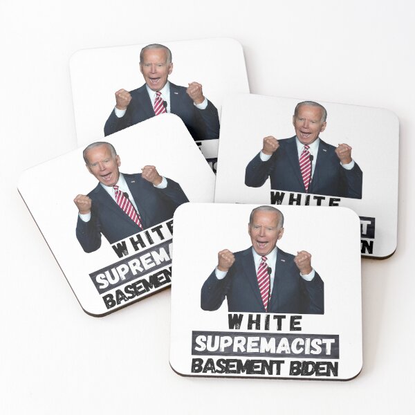 Item preview, FUNNY RACIST BASEMENT BIDEN LOGO designed and sold by Meantime shopping.