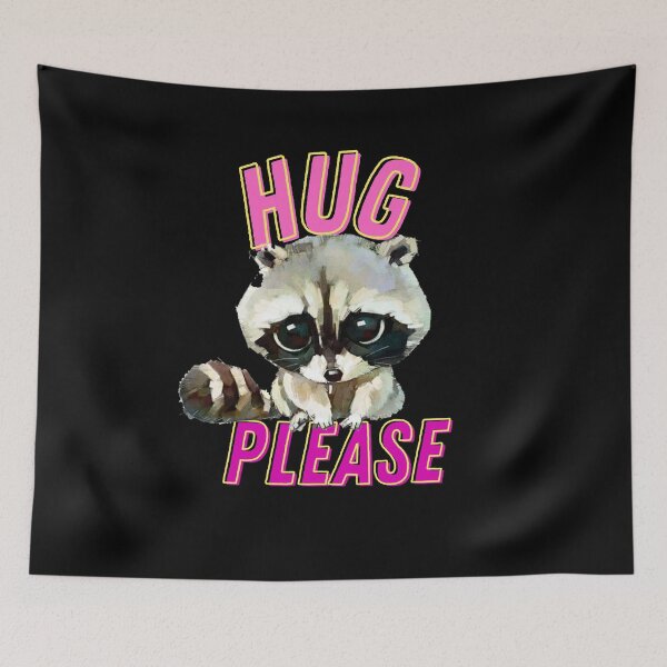 Item preview, Baby raccoon needs a hug Essential T-Shirt designed and sold by 4blueLine.
