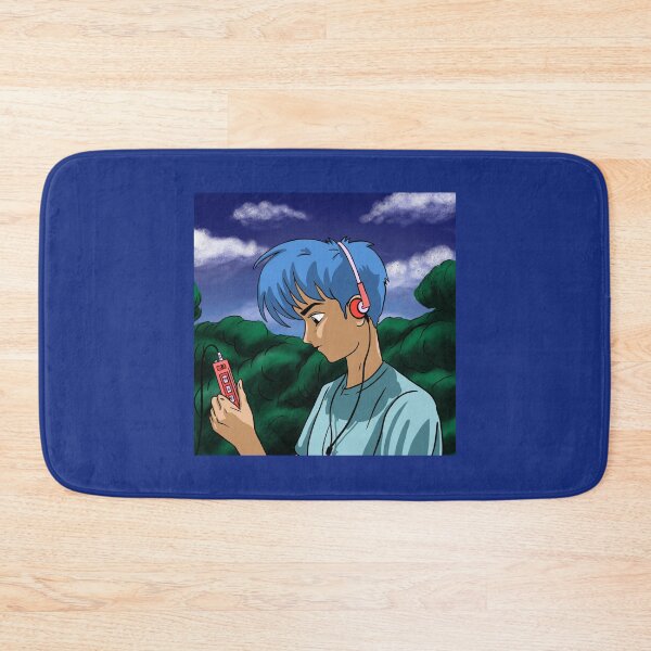 Item preview, Kawaii Handsome Anime Music Lover Boy With Headphones  designed and sold by Funwithmusic.