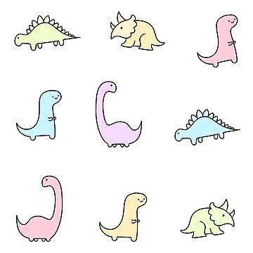 Artwork thumbnail, Cute dinosaurs pack by Pastel-PaletteD