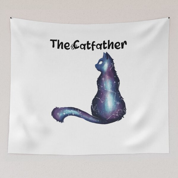 Item preview, The Catfather Funny Cat Parody Men, Cat Enthusiast Father Kitten Lover regalos designed and sold by DANT-shirts.