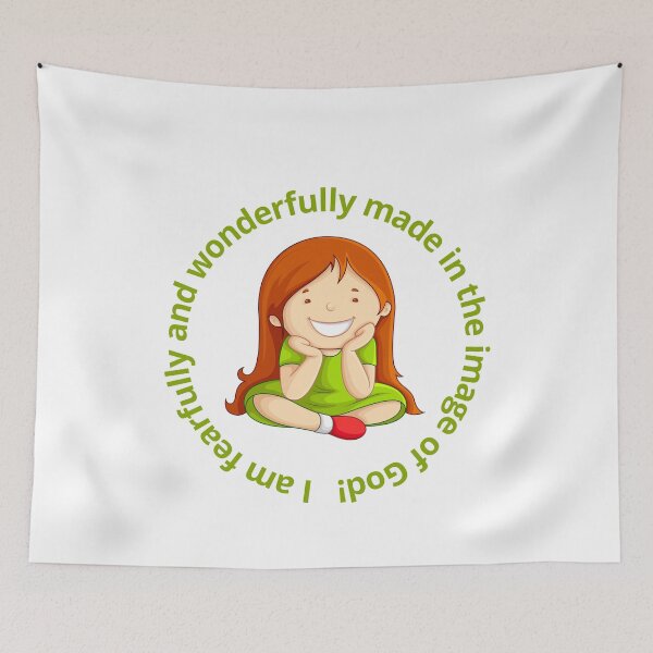 Item preview, Girl | I Am Fearfully & Wonderfully Made designed and sold by LoveGen.