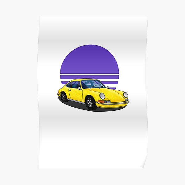 "Vintage sports Car" Poster for Sale by DippyArtist Redbubble