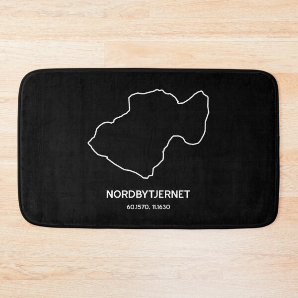 Item preview, Nordbytjernet Jessheim Ullensaker Norway Map Coordinates designed and sold by jutulen.