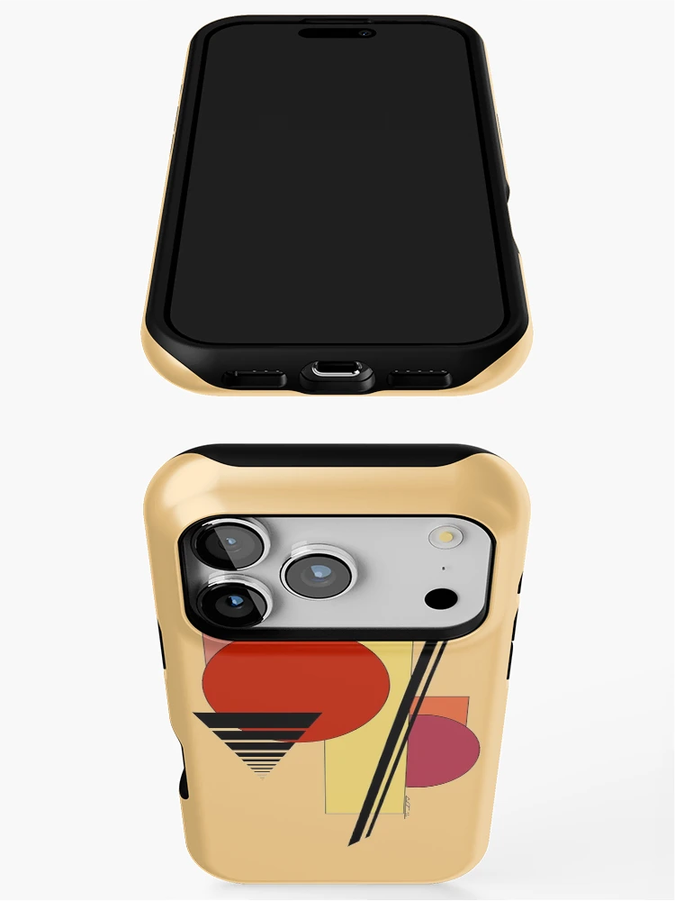 Thumbnail 3 of 4, iPhone Case, Abstract Shapes designed and sold by Azure Lion Productions.