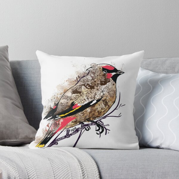Item preview, graphic bird waxwing designed and sold by asamijess.