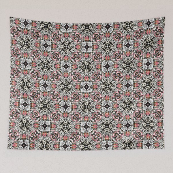 Item preview, Kabuki White Red Orange Pink Brown Black Pattern designed and sold by Sector18.