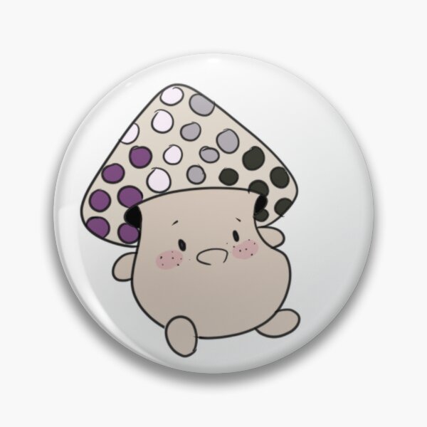 Item preview, Asexual Pride Mushroom designed and sold by TaylorIsTrying.
