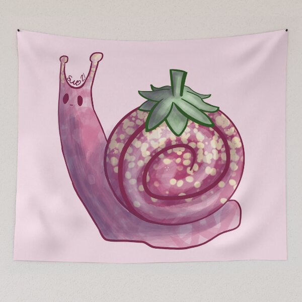 Item preview, Strawberry snail  designed and sold by SpeepsMidnight.