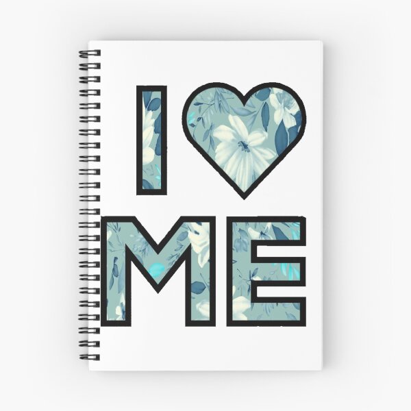 Item preview, I Love Me - Blue Floral - Demi Lovato Inspired designed and sold by Lovatic-Designs.