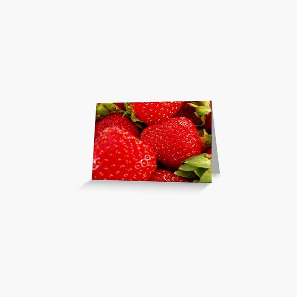 Strawberries! Bolzano/Bozen, Italy Greeting Card