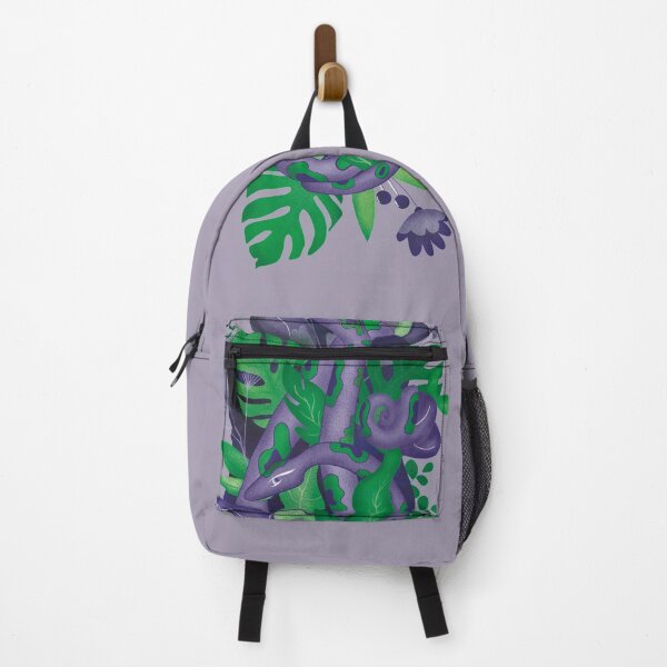 Item preview, Purple Snake in Green Jungle designed and sold by ModzelewskaArt.