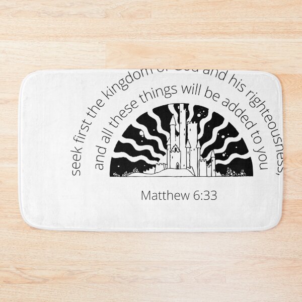 Item preview, Matthew 6:33| Seek First The Kingdom Of God designed and sold by LoveGen.