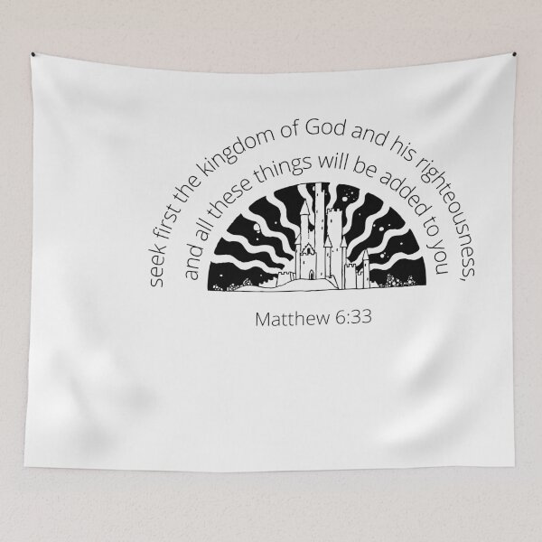Item preview, Matthew 6:33| Seek First The Kingdom Of God designed and sold by LoveGen.