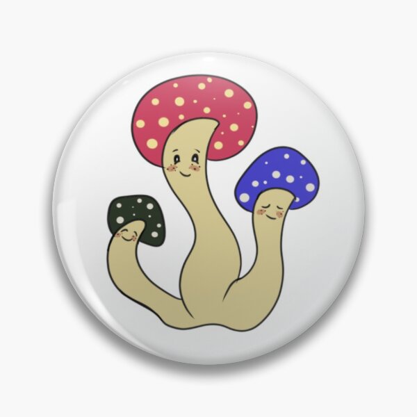 Item preview, Polyamorous Pride Mushroom designed and sold by TaylorIsTrying.