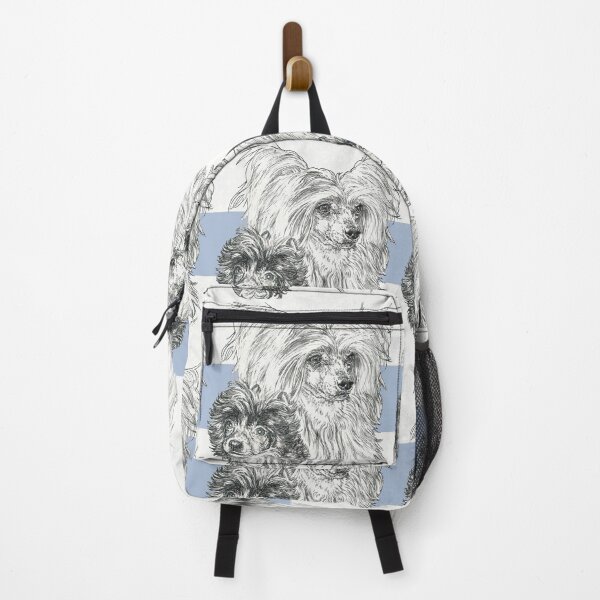 Item preview, Chinese Crested Powderpuff Father & Son designed and sold by BarbBarcikKeith.