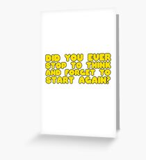 Winnie The Pooh Funny Quote Cool Cartoon Clever Greeting Card