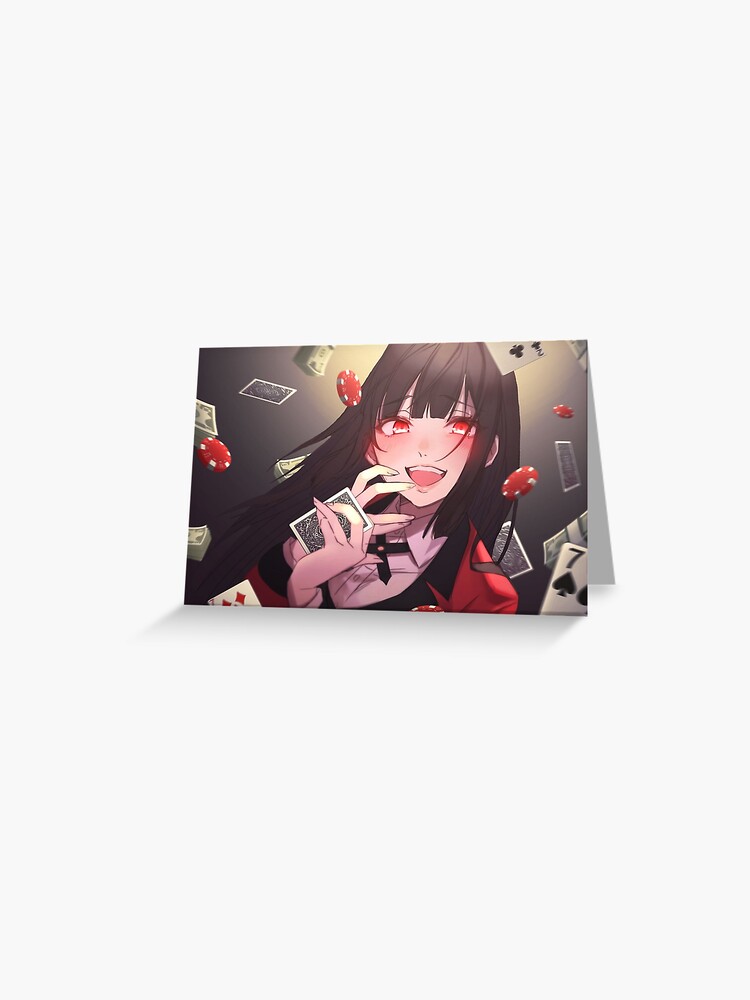 Kakegurui - Yumeko Jabami cards anime Greeting Card for Sale by