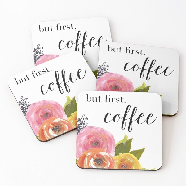 Item preview, But First Coffee, Roses designed and sold by Amy Brinkman.