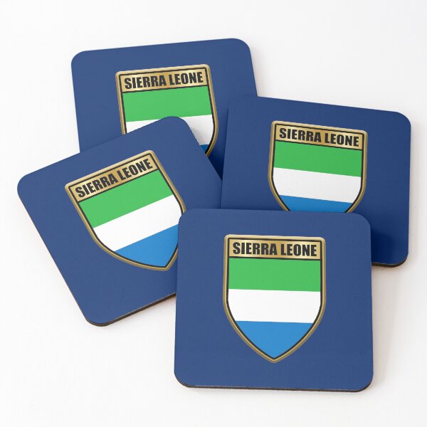 Item preview, Sierra Leone Flag Gifts, Masks, Stickers & Products (N) designed and sold by mpodger.