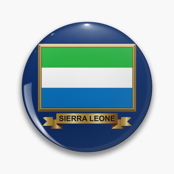 Item preview, Sierra Leone Flag Gifts, Masks, Stickers & Products (N) designed and sold by mpodger.