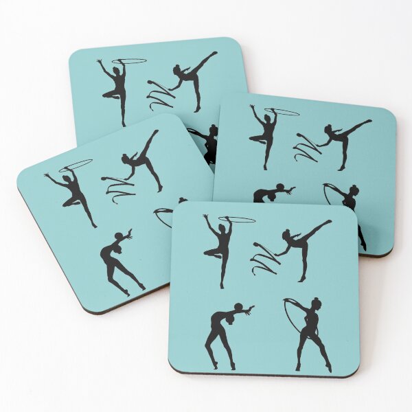 Item preview, Four Rhythmic Gymnasts' Silhouettes  designed and sold by BlakefourDesign.