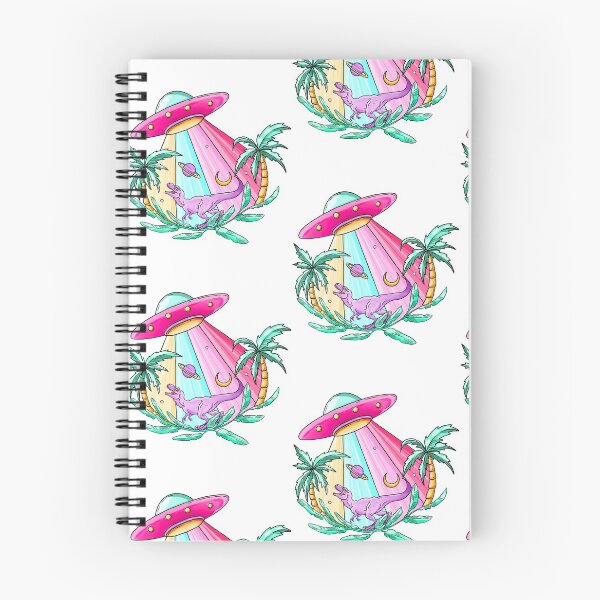 Item preview, Surreal UFO and purple dinosaur scene designed and sold by Designs Of all kinds.