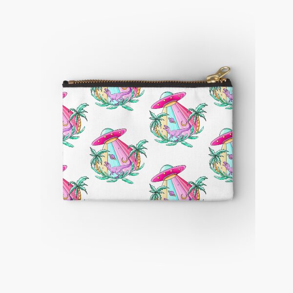 Item preview, Surreal UFO and purple dinosaur scene designed and sold by Designs Of all kinds.