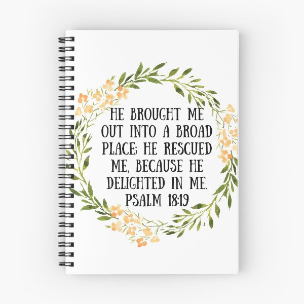 Item preview, Psalm 18:19| He Brought Me Out| He Rescued Me designed and sold by LoveGen.