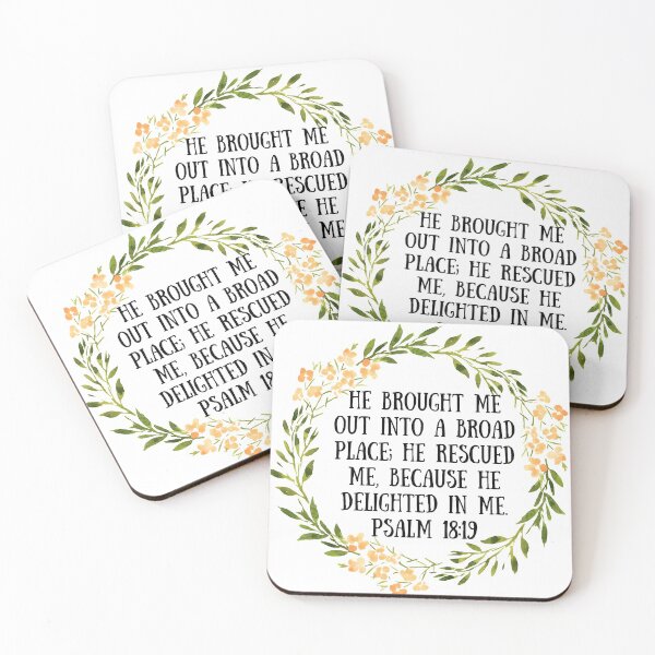 Item preview, Psalm 18:19| He Brought Me Out| He Rescued Me designed and sold by LoveGen.
