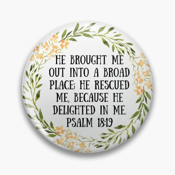 Item preview, Psalm 18:19| He Brought Me Out| He Rescued Me designed and sold by LoveGen.