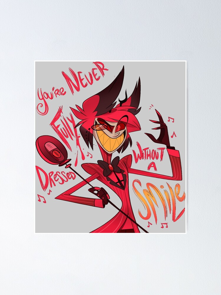 Hazbin Hotel Alastor Poster By Seyd Art Redbubble