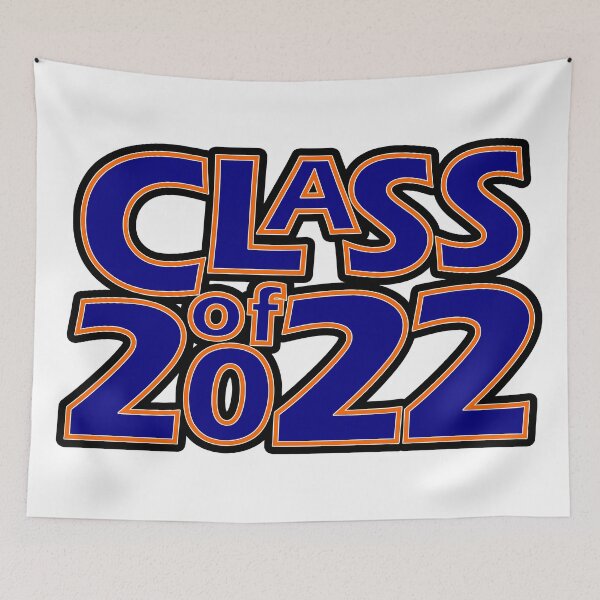 Item preview, Class of 2022 (Navy Orange White) designed and sold by gkillerb.
