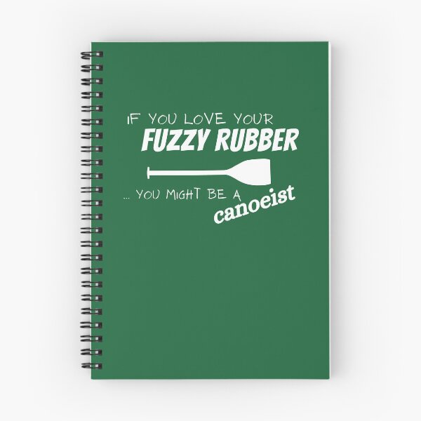 Item preview, Fuzzy Rubber - canoeist  designed and sold by Guide Stickers.