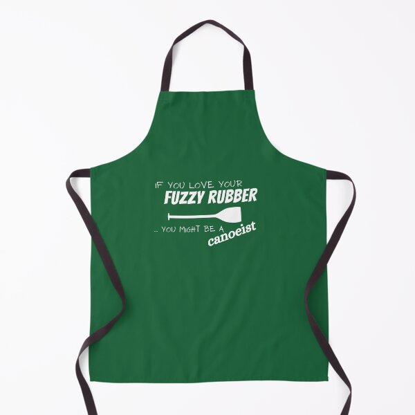 Item preview, Fuzzy Rubber - canoeist  designed and sold by Guide Stickers.