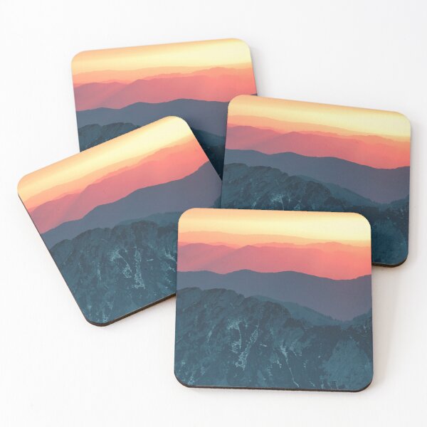 Item preview, Sunset and The Mountains, Adventure is Calling, Cool Outdoors Art designed and sold by Nature-Arts.